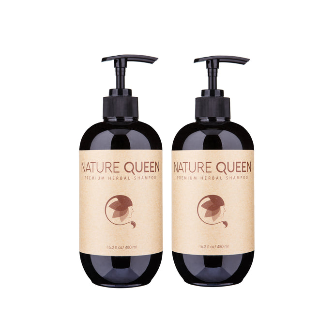 (Back in stock) - Set of TWO Nature Queen Herbal Shampoos